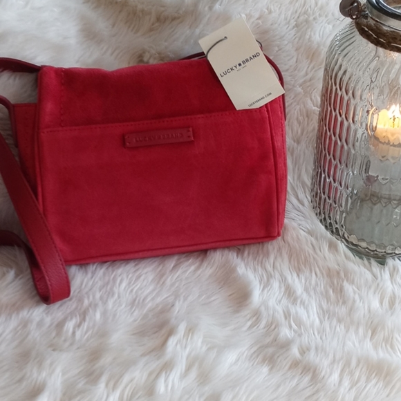 Lucky Brand Small Red Lura Crossbody - Picture 5 of 8
